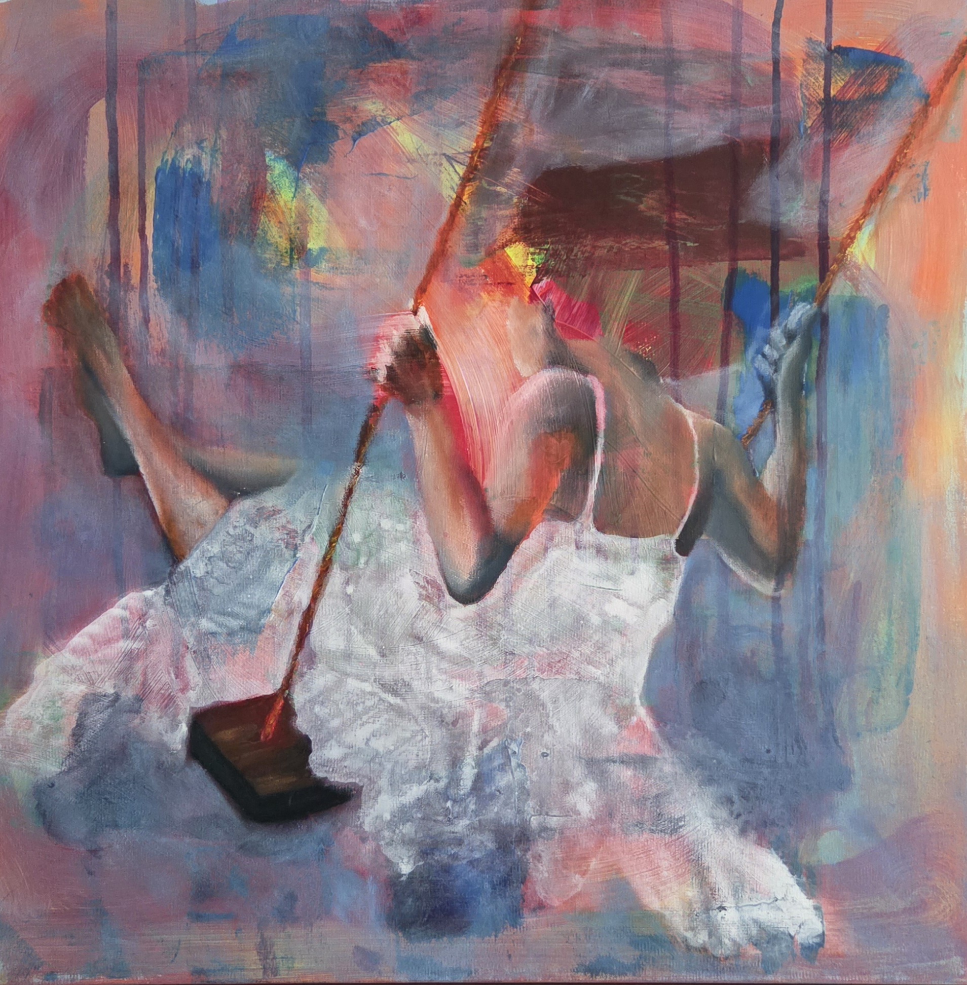 Mellem himmel og jord, 60x60 - solgt