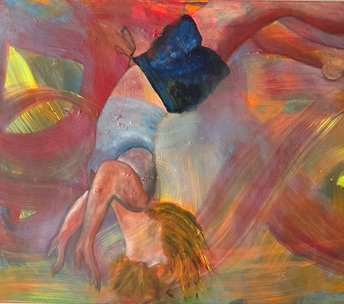 Udsnit af maleriet "Spring", 50x100