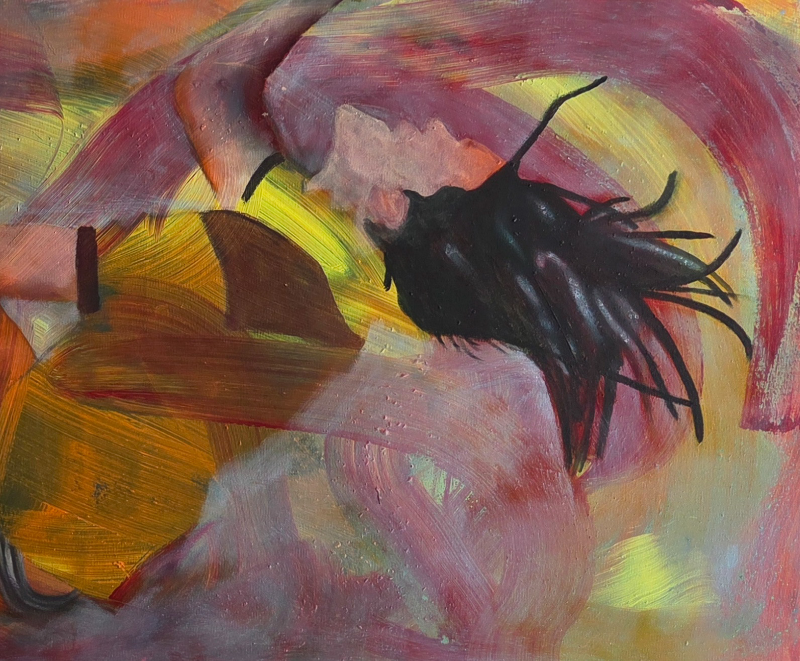 Udsnit af maleriet "Leg", 50x100