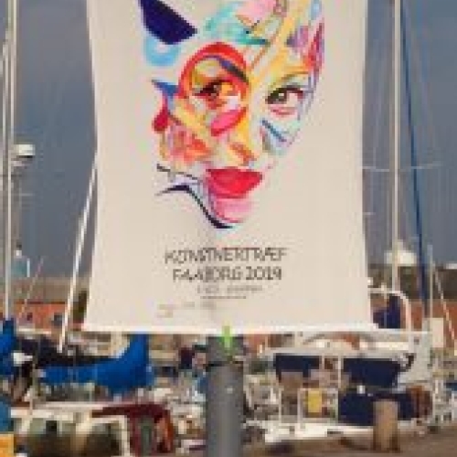 2014 Banner til kunstnertræf i Faaborg