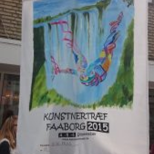 2015 Banner til Kunstnertræf i Faaborg